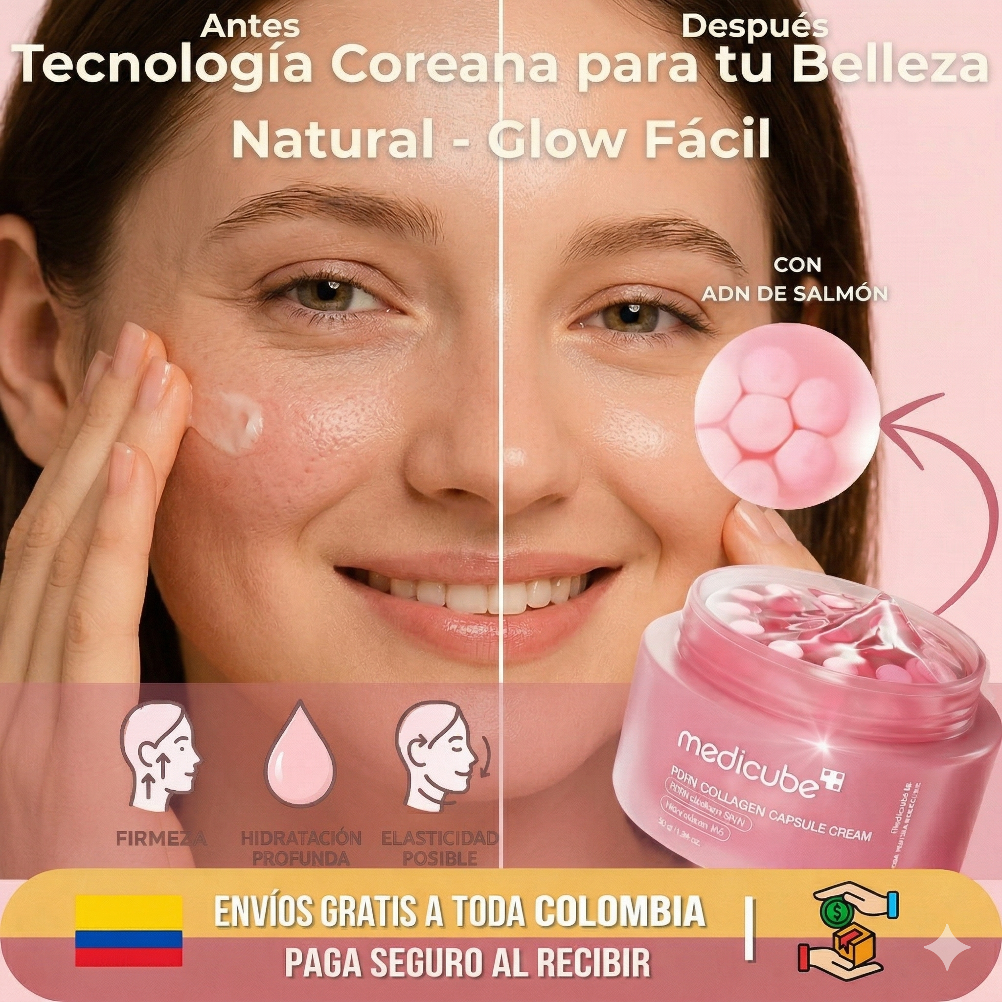 CREMA MEDICUBE CAPSULAS DE PDRN OBSEQUIO